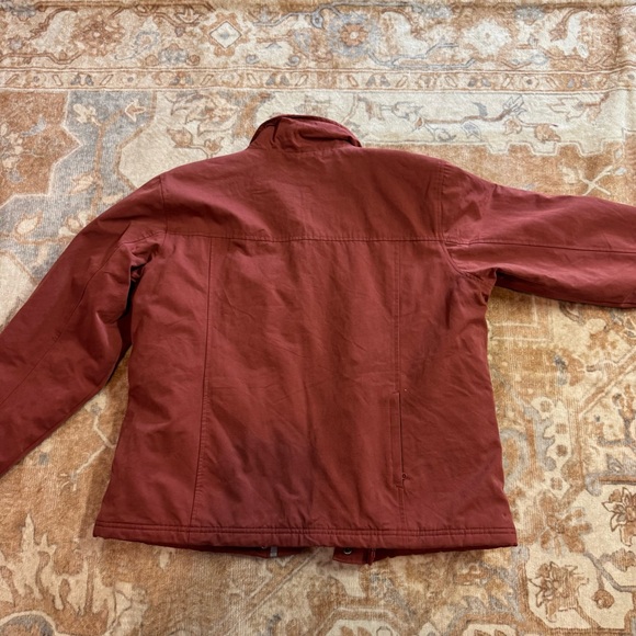 Woolrich Women’s Chore Jacket Sz M Berry Red Coat - Picture 9 of 10